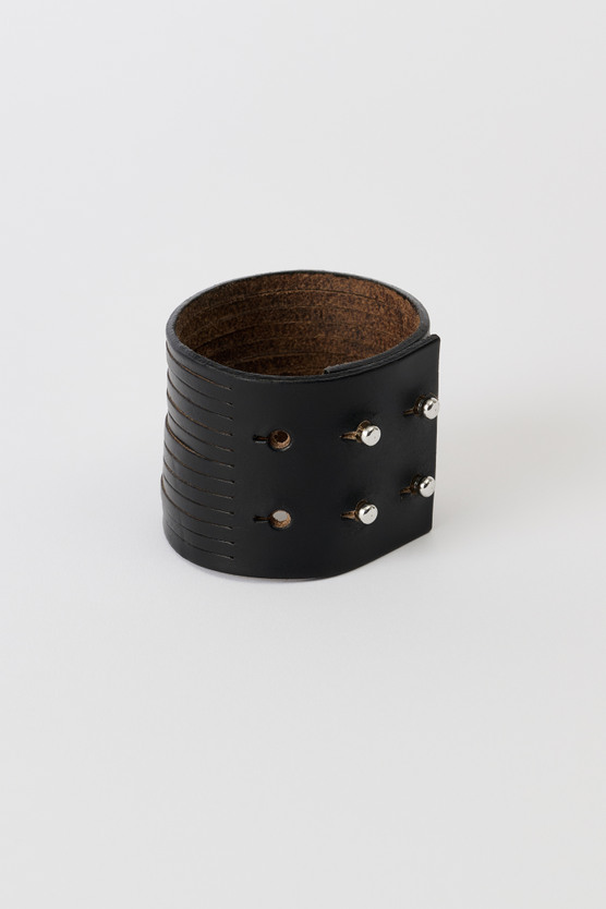 Our Legacy - Slash Bracelet Black Chromexcel Leather