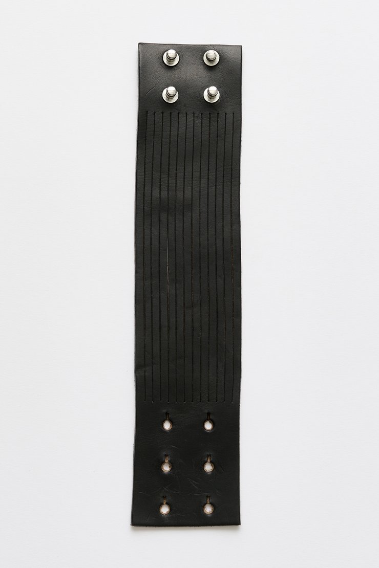 Our Legacy - Slash Bracelet Black Chromexcel Leather
