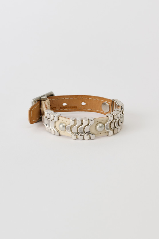 アクセサリー Our legacy wave bracelet Our Legacy - Wave Bracelet Deep Ecru Leather