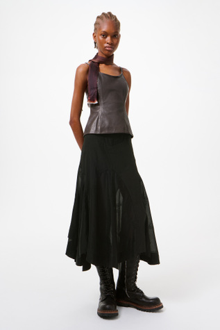Petti Skirt Noir Bloom Ethereal Veil