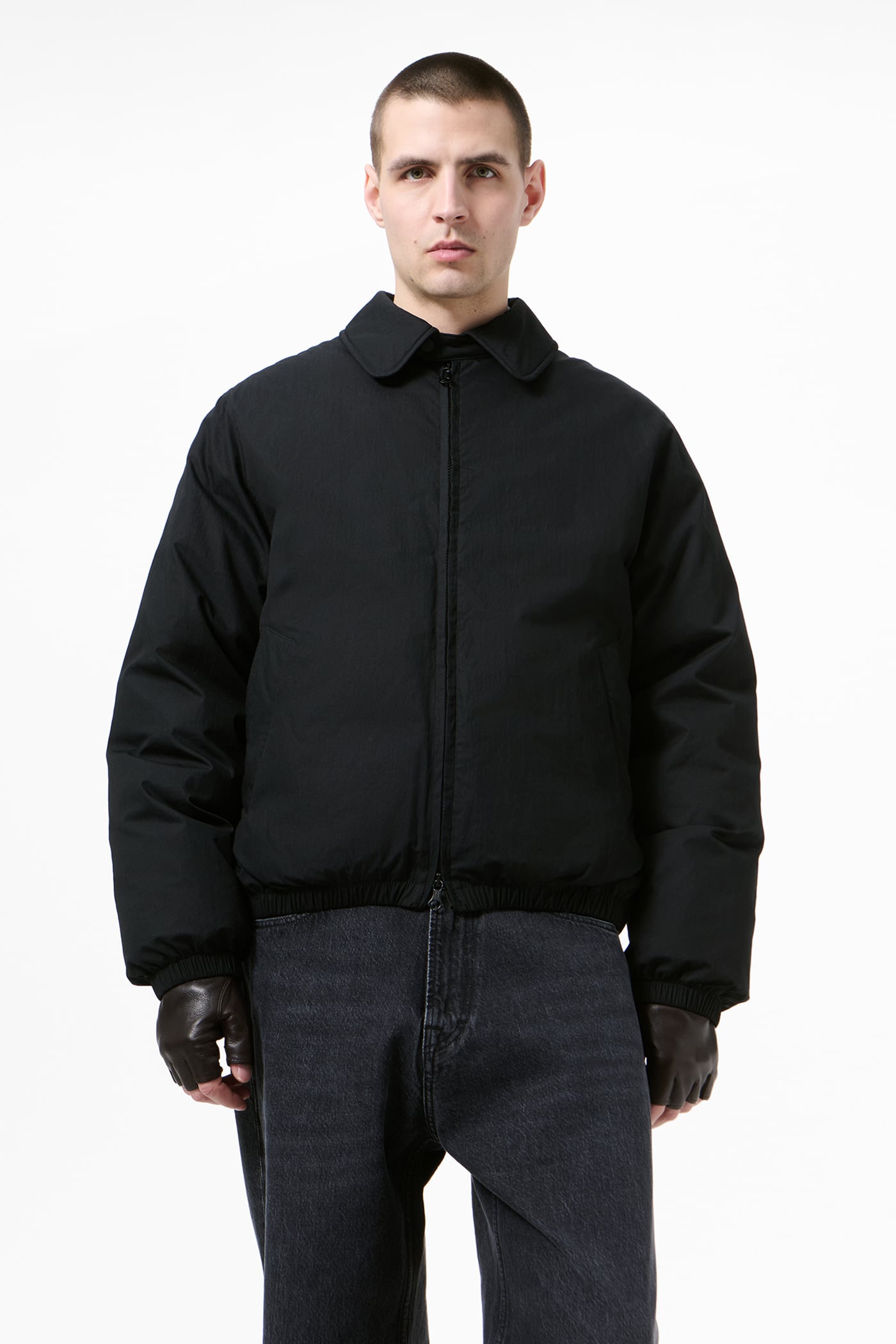 【シーズン外特価】OUR LEGACY AVENUE ダウンジャケット Our Legacy - Avenue Puffa Black Tide Cotton Nylon