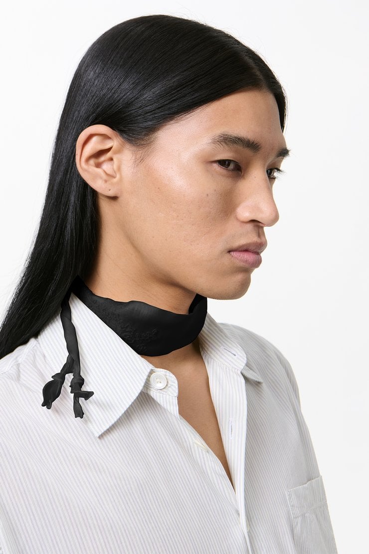 Our Legacy - Tie Black Real Fake Leather