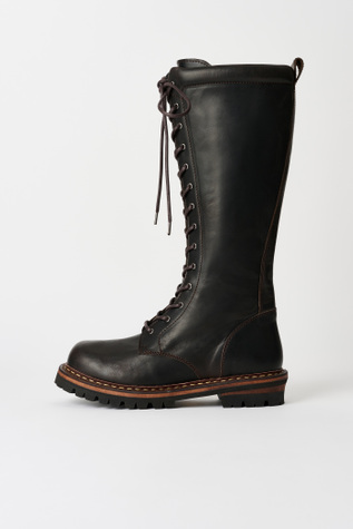 Cager Boot Dark Chocolate Rich Calfskin