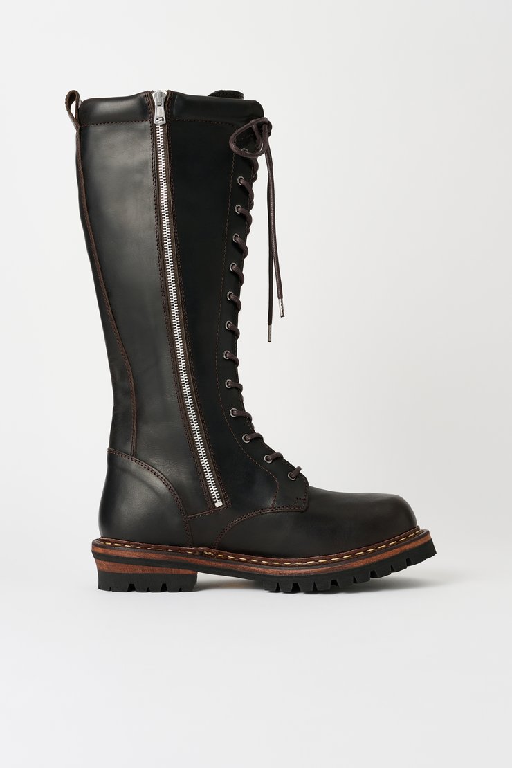 Our Legacy - Camion Boot Deep Olive Leather
