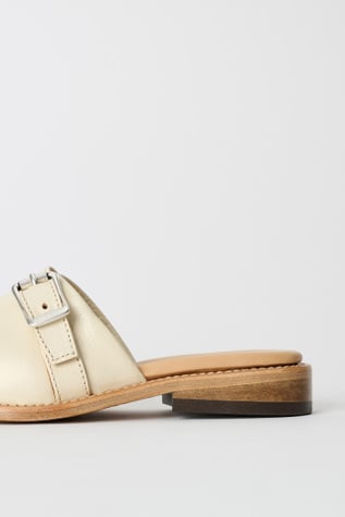 Our Legacy - Ginza Sandal Deep Ecru Leather