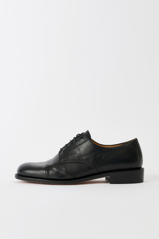 Patched Parade Malleable Black Bull Hide
