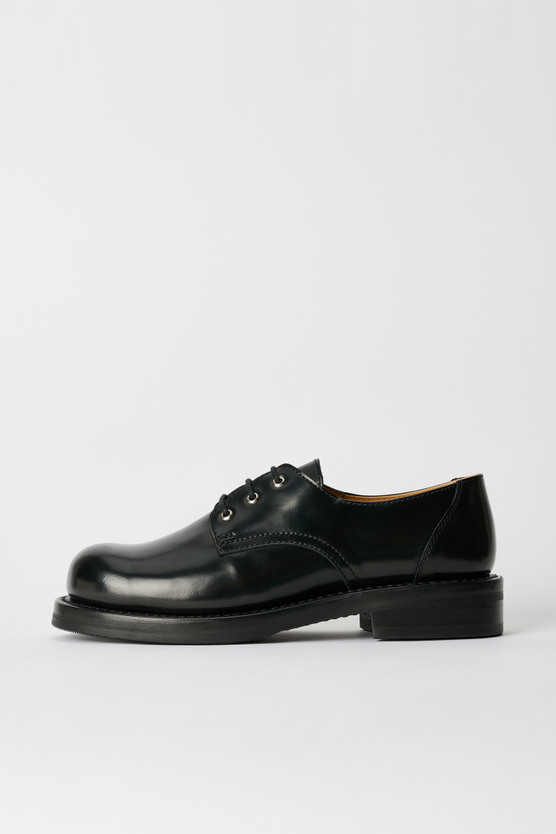 OUR LEGACY RECEPTION SHOE サイズ43 Our Legacy - Reception Shoe Glazed Black Leather