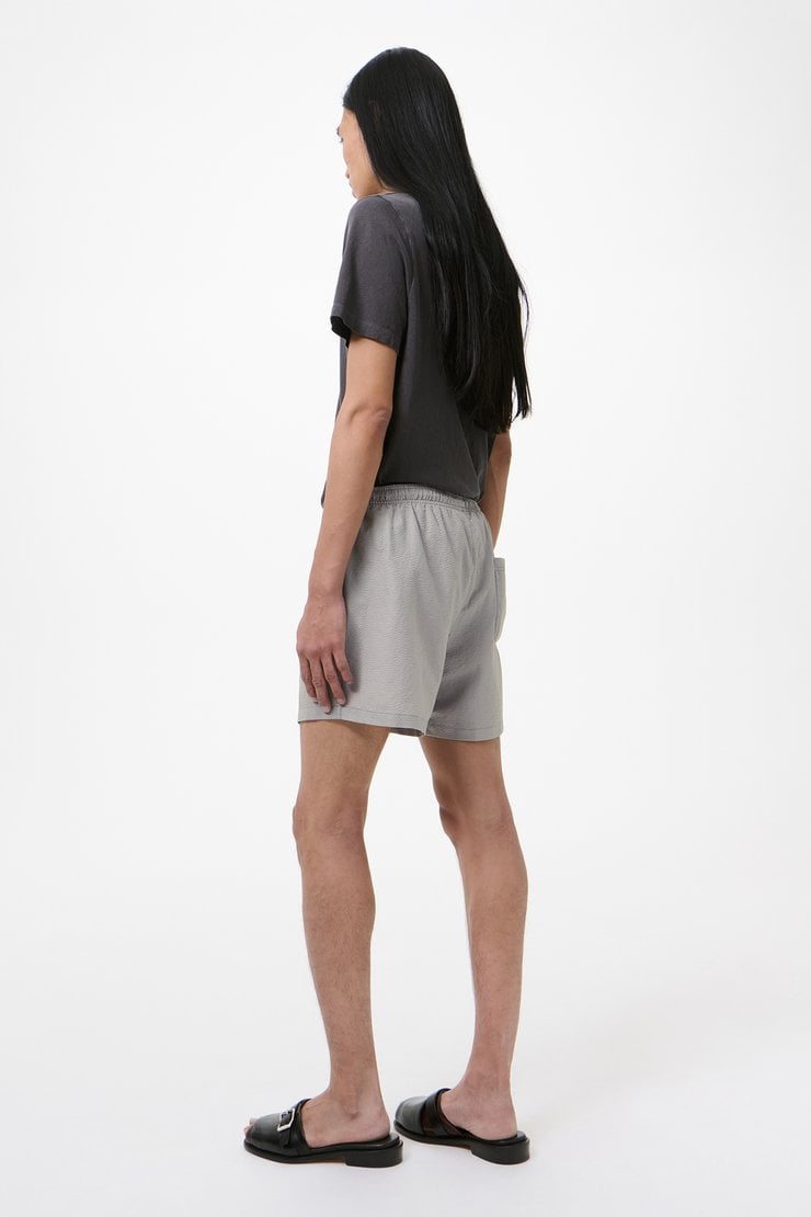 Our Legacy - Split Shorts Sage Trail Check Dryline Weave