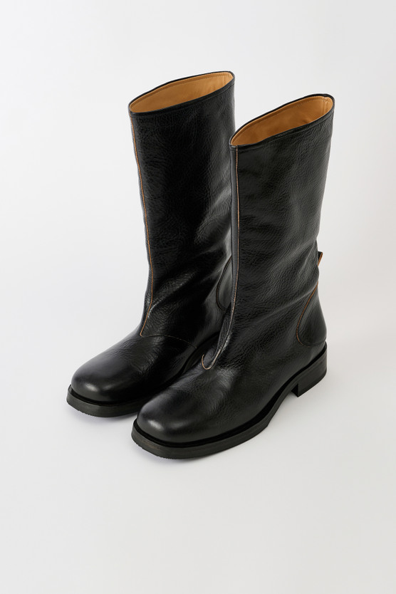 Our Legacy - Haul Camion Boot Deep Black Leather