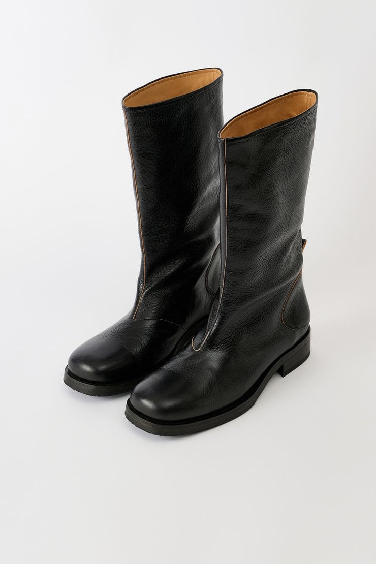 Our Legacy - Haul Camion Boot Deep Black Leather