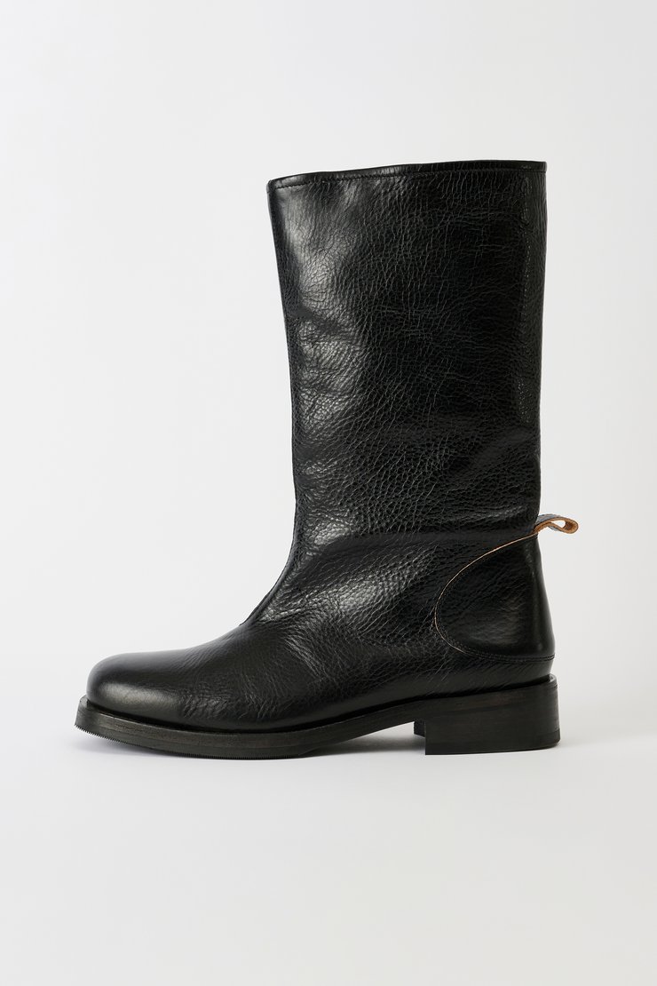 Our Legacy - Haul Camion Boot Deep Black Leather