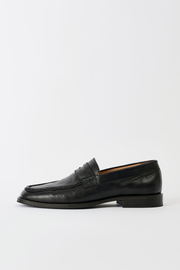 LIGHT LOAFER - True Dyed Black Leather