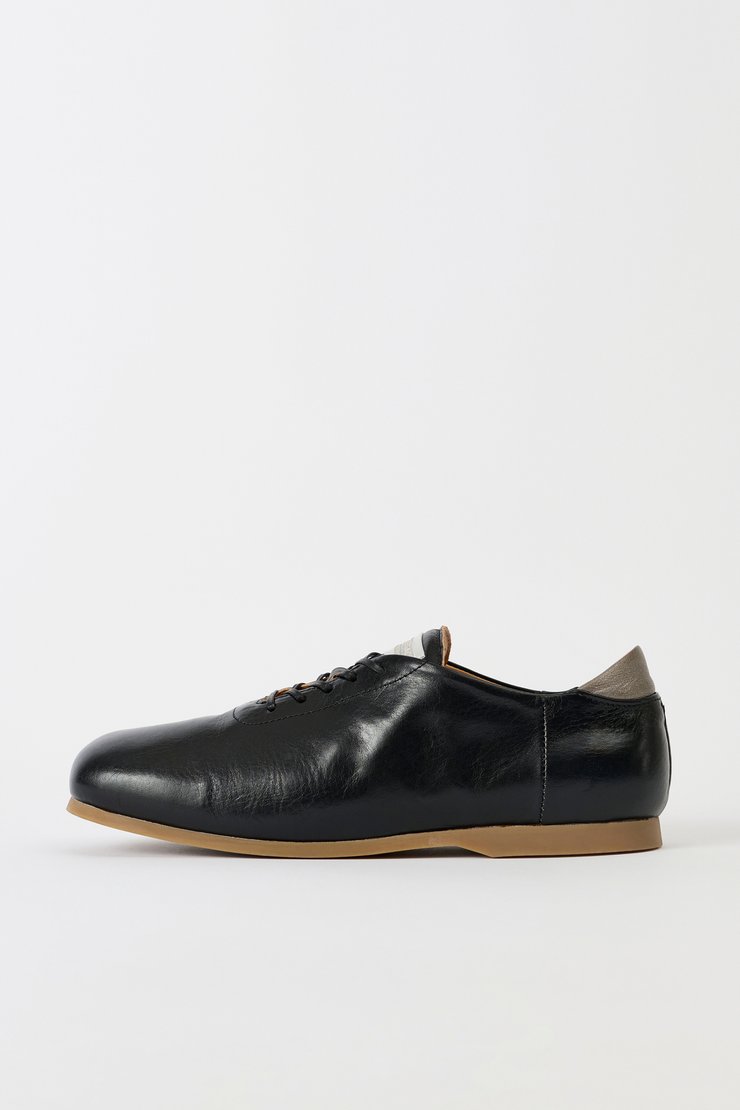 靴 OUR LEGACY SNEAK IN Our Legacy - Sneak In Deep Marine Leather