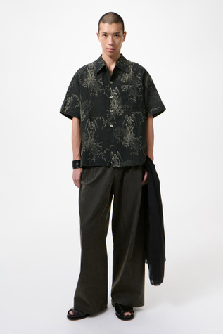 Our Legacy - Every Shirt Shortsleeve Death Paisley Print Cotton Linen