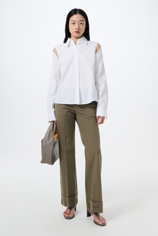 Slip Shirt Fine White Super Poplin