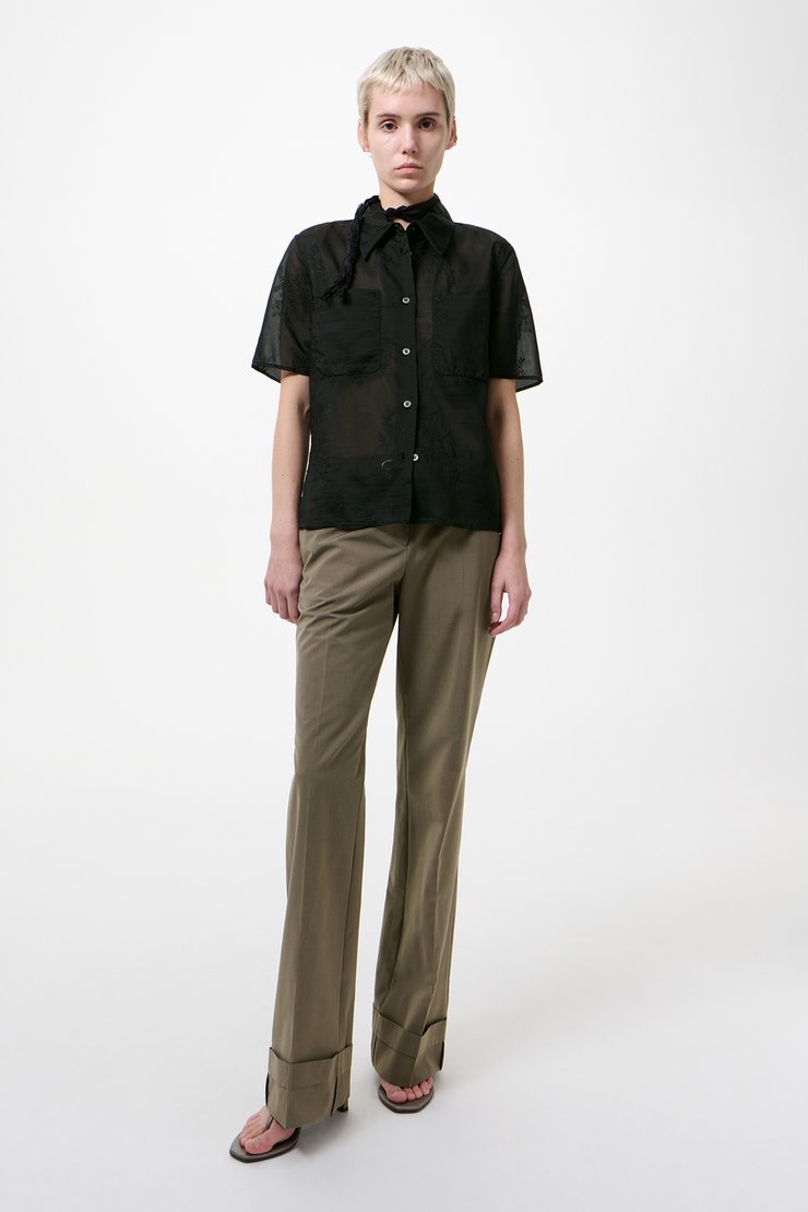 Our Legacy - X-Ray Shirt Noir Bloom Ethereal Veil