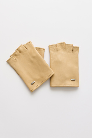 小物 OURLEGACY BIKER GLOVE Currant Red Nappa OUR LEGACY | BIKER GLOVE / CURRANT RED NAPPA 指ぬきレザーグローブ