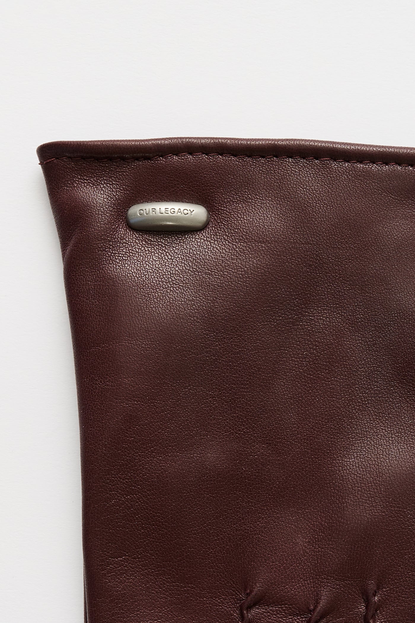 Our Legacy - Her Gloves Bordeaux Nappa