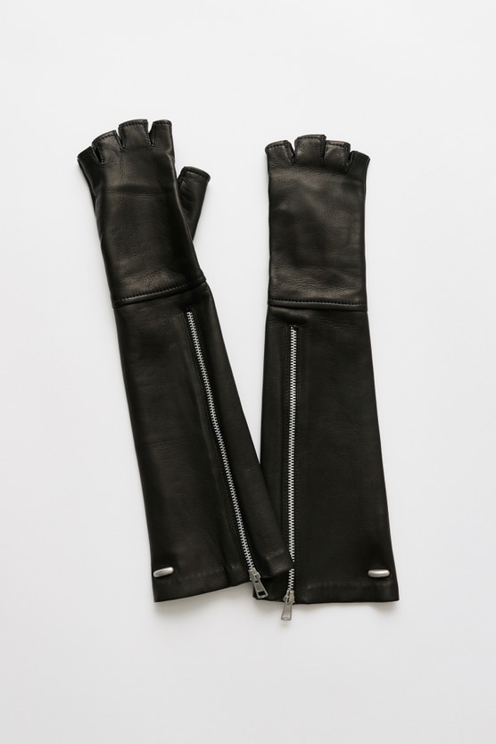 Our Legacy - Zipped Dining Glove Black Nappa