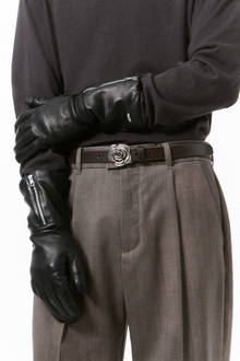 OUR LEGACY BOW GLOVE Black Nappa ボウグローブ Our Legacy - Zipped