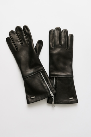 Our Legacy - Zipped Glove Black Nappa