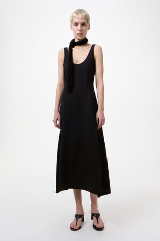 Blade Dress Black High Twist Jersey