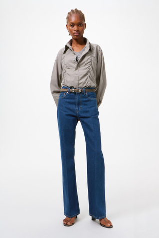 Boot Cut Blue Press Crease