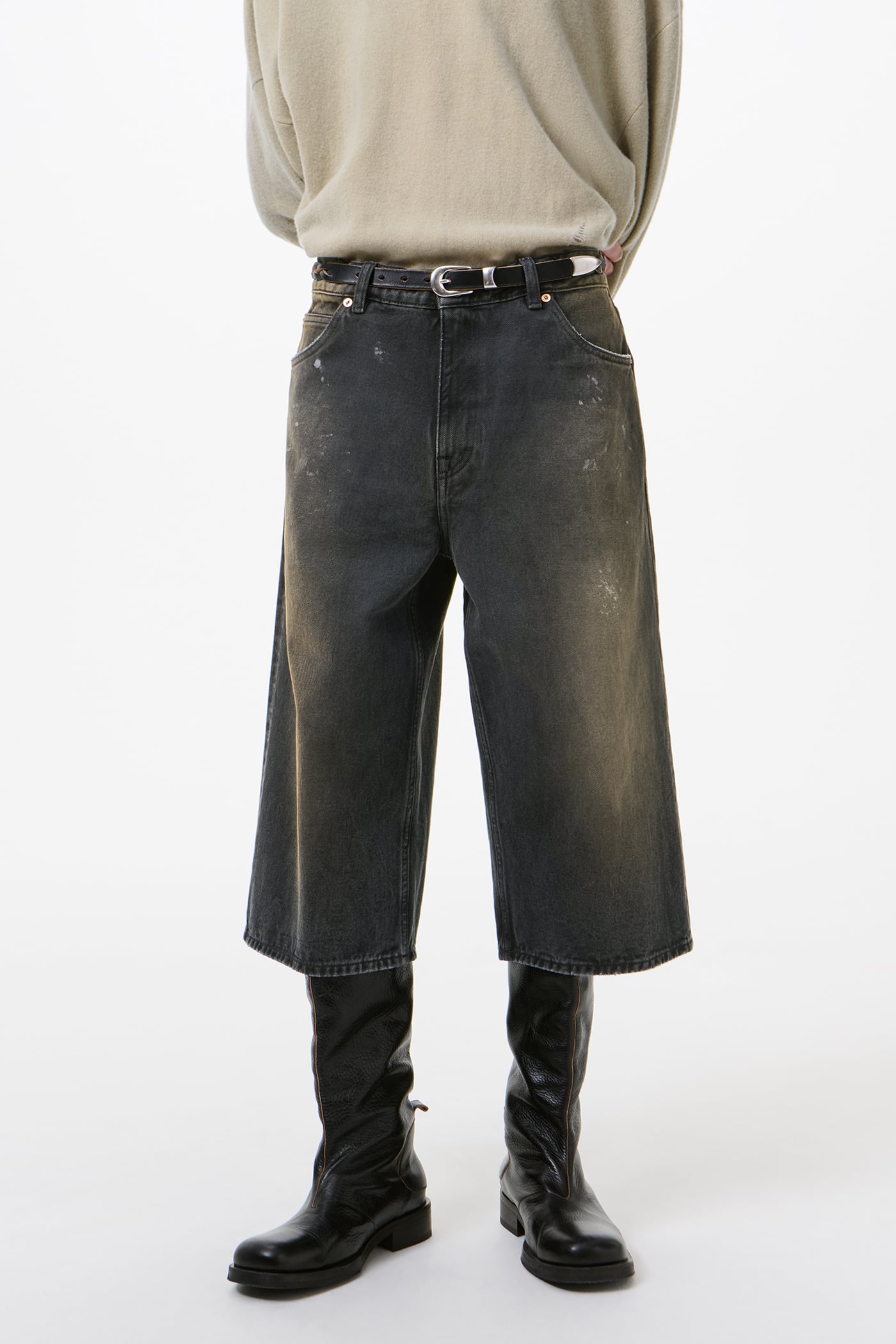 Our Legacy - Capri Cut Nebula Wash Denim