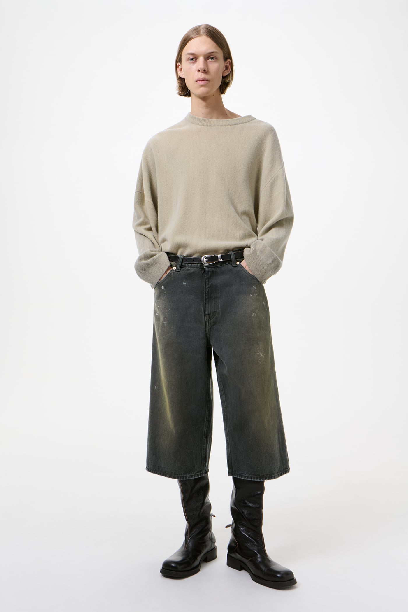 Our Legacy - Capri Cut Nebula Wash Denim