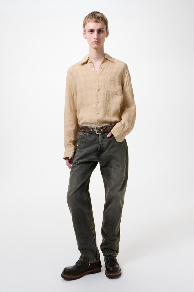 FIRST CUT - Graphite Wave Selvedge