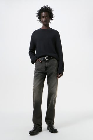 First Cut Graphite Wave Selvedge