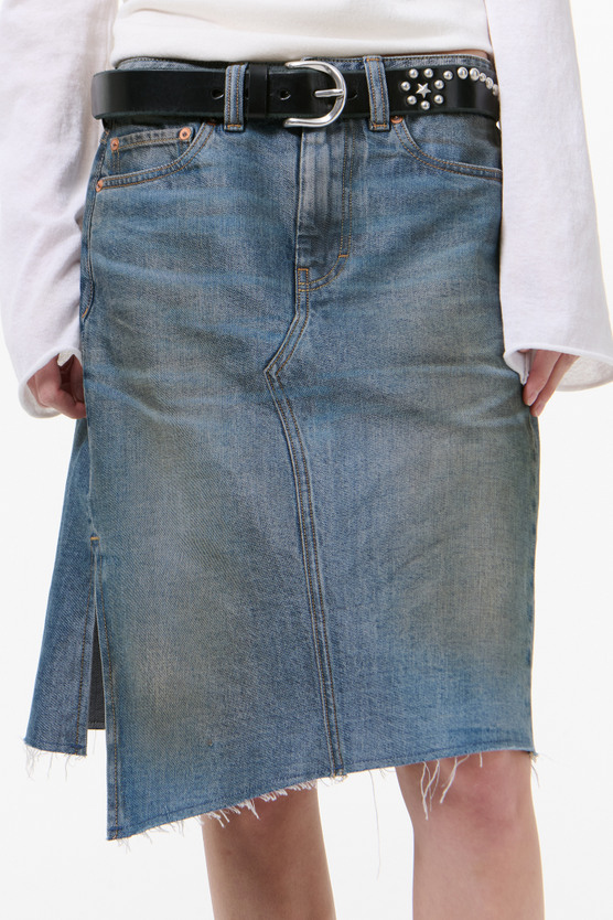 Our Legacy - Midi Craft Skirt Kintsugi Wash Denim