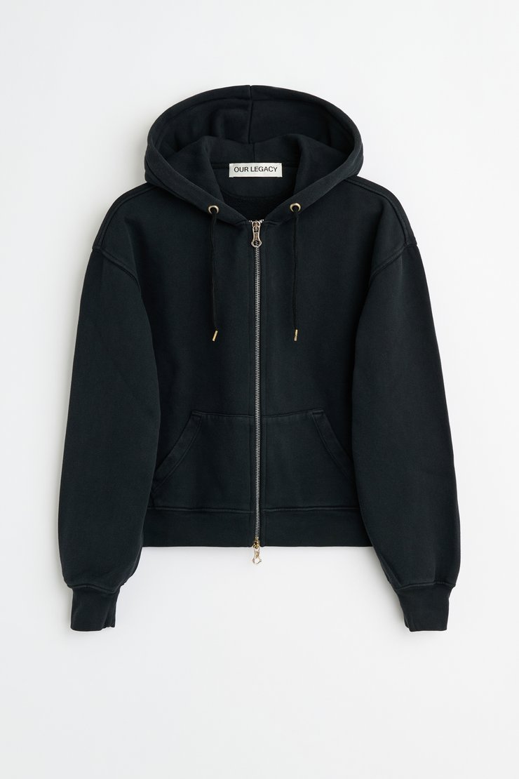 Our Legacy - Mischief Hood Washed Black Star Fleece