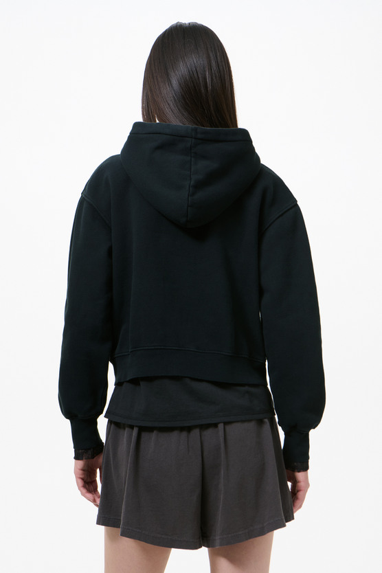 Our Legacy - Mischief Hood Washed Black Star Fleece