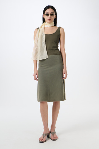 Picnic Skirt Worn Olive Rogue Loopback