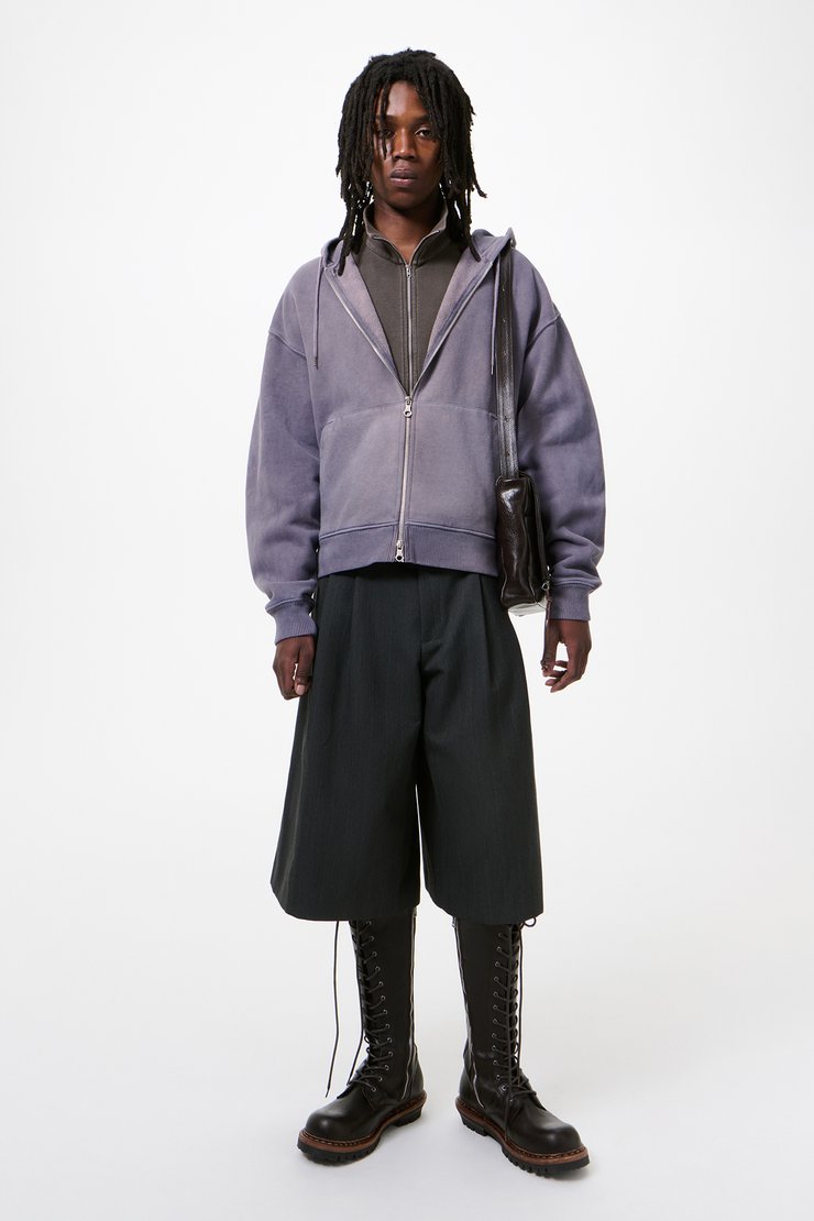 RASCAL HOOD - Antique Amethyst Star Fleece