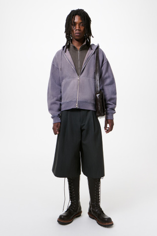 Rascal Hood Antique Amethyst Star Fleece