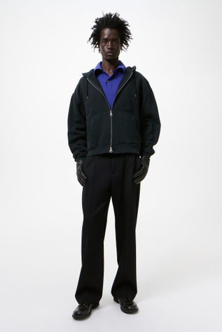 Rascal Hood Washed Black Star Fleece