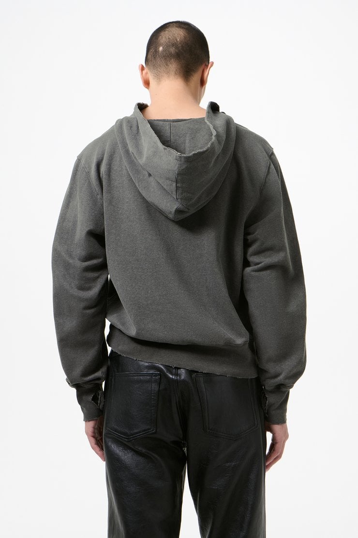 Our Legacy - Relic Hoodie Washed Black Rogue Loopback