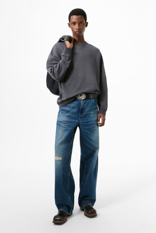 Our Legacy - Slack Sweatshirt Washed Black Rogue Loopback