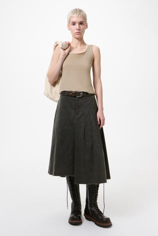 Swim Tank Velvet Sand Airveil Cotton
