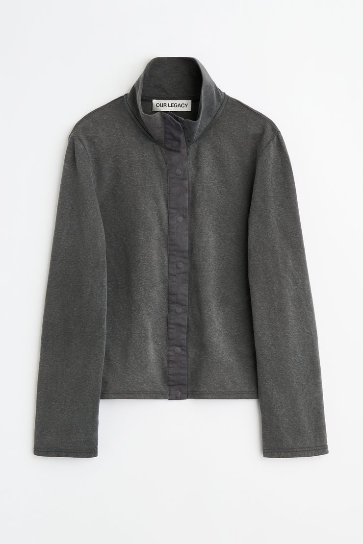 Our Legacy - Tornado Cardigan Washed Black Rogue Loopback