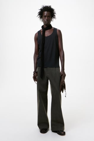 Athletic Tank Raven Mist Airveil Cotton