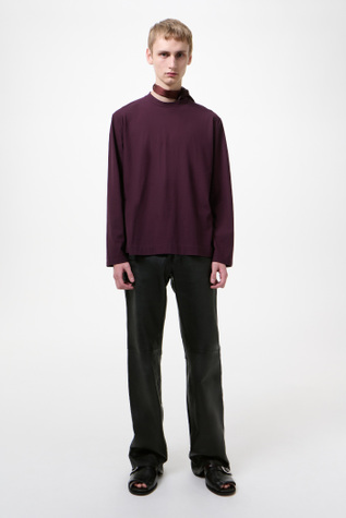 Our Legacy - Box Longsleeve Damson High Twist Jersey