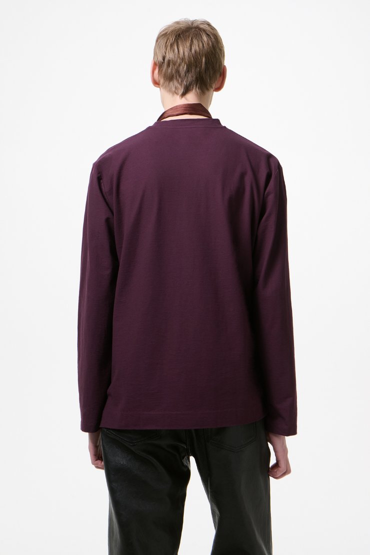 Our Legacy - Box Longsleeve Damson High Twist Jersey