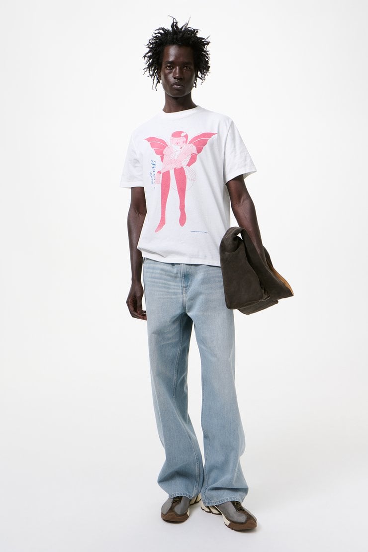 Our Legacy - New Box T-Shirt Grey Melange Clean Jersey