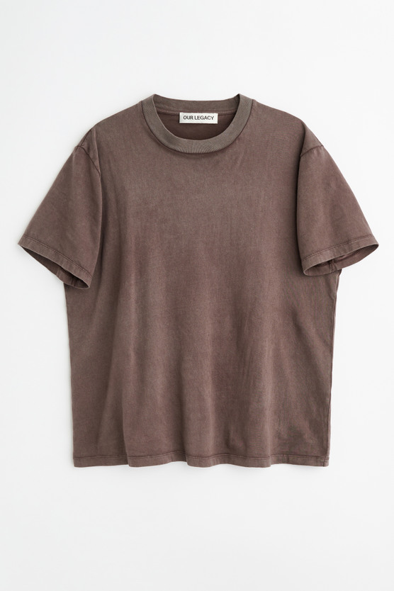 Our Legacy - Box T-Shirt Worn Brown Legacy Jersey