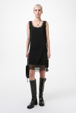 Dawn Dress Raven Mist Airveil Cotton