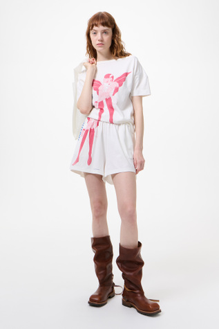 Gored Shorts Cybernetic Demon Print