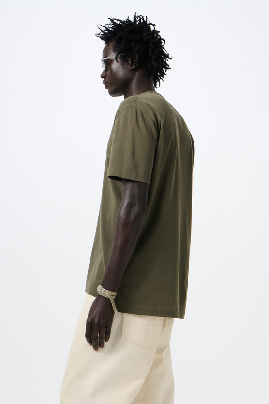 Our Legacy - Gorge V-Neck Faded Pine Pulse Rib